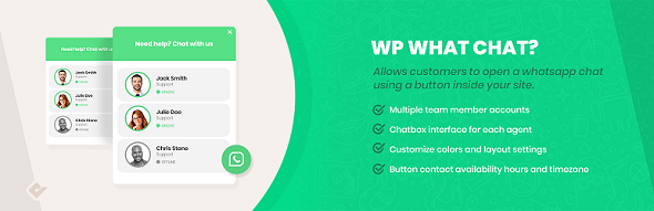 Wordpress Whatsapp Chat Button By Quadlayers Codecanyon
